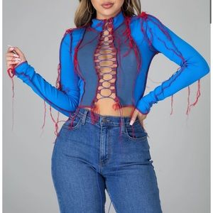 Your Heart give me the Blues Blouse